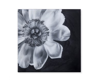 Black & White Flower - Epoxy / D